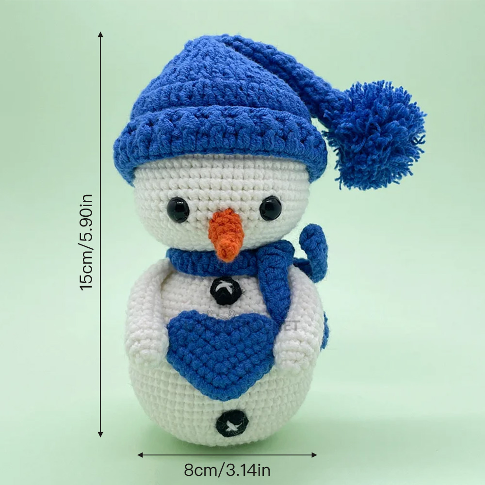 Couple Snowmen - Crochet Kit - LOLCrochet