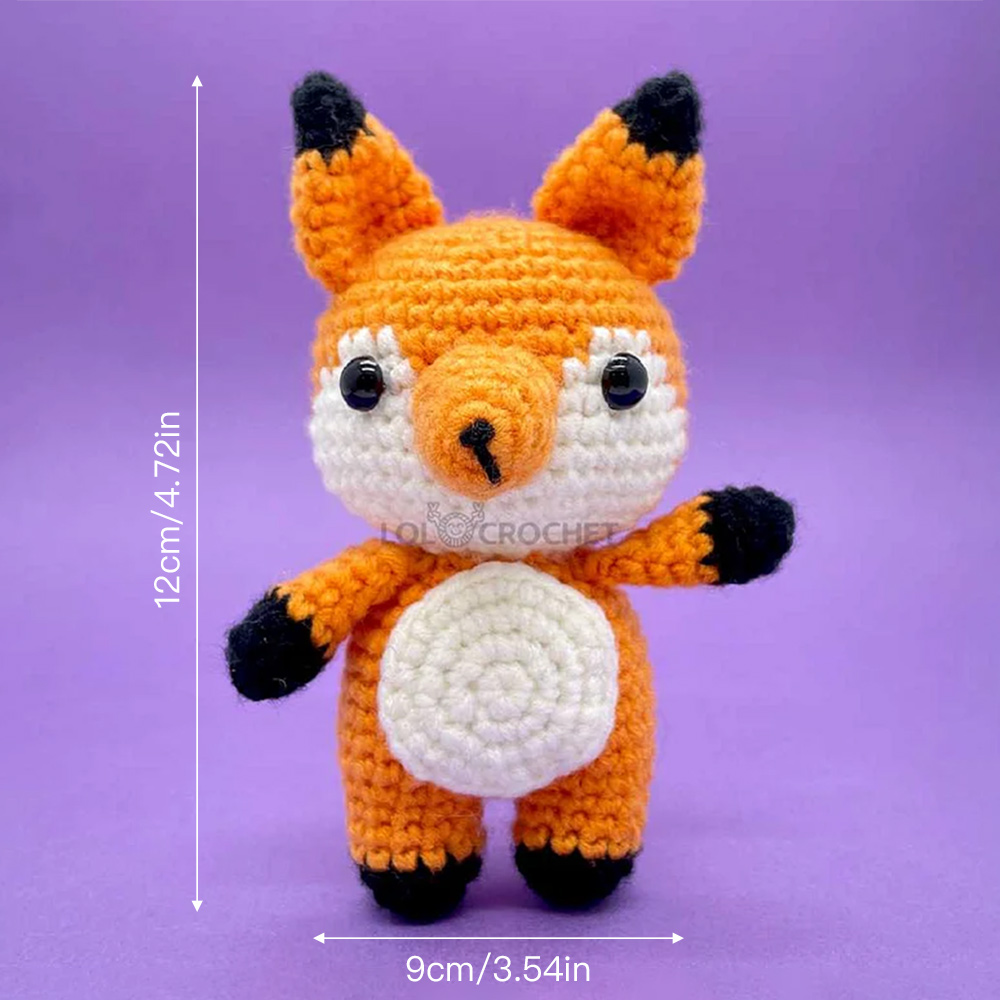 Cute Fox - Crochet Kit - LOLCrochet
