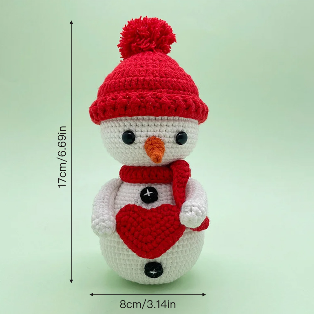 Couple Snowmen - Crochet Kit - LOLCrochet