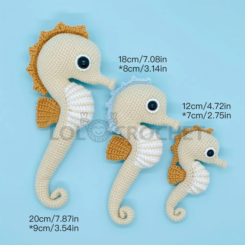 Seahorse Family - Crochet Kit - LOLCrochet