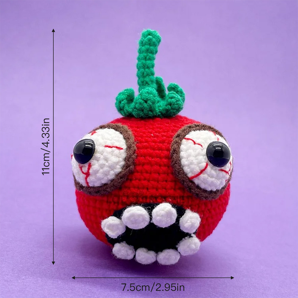 Zombie Vegetables 3-Piece Set - Crochet Kit - LOLCrochet
