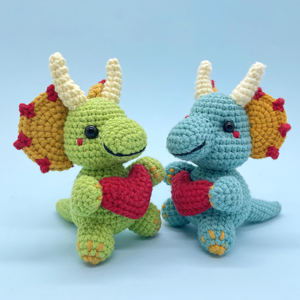 Love Triceratops - Crochet Kit - LOLCrochet
