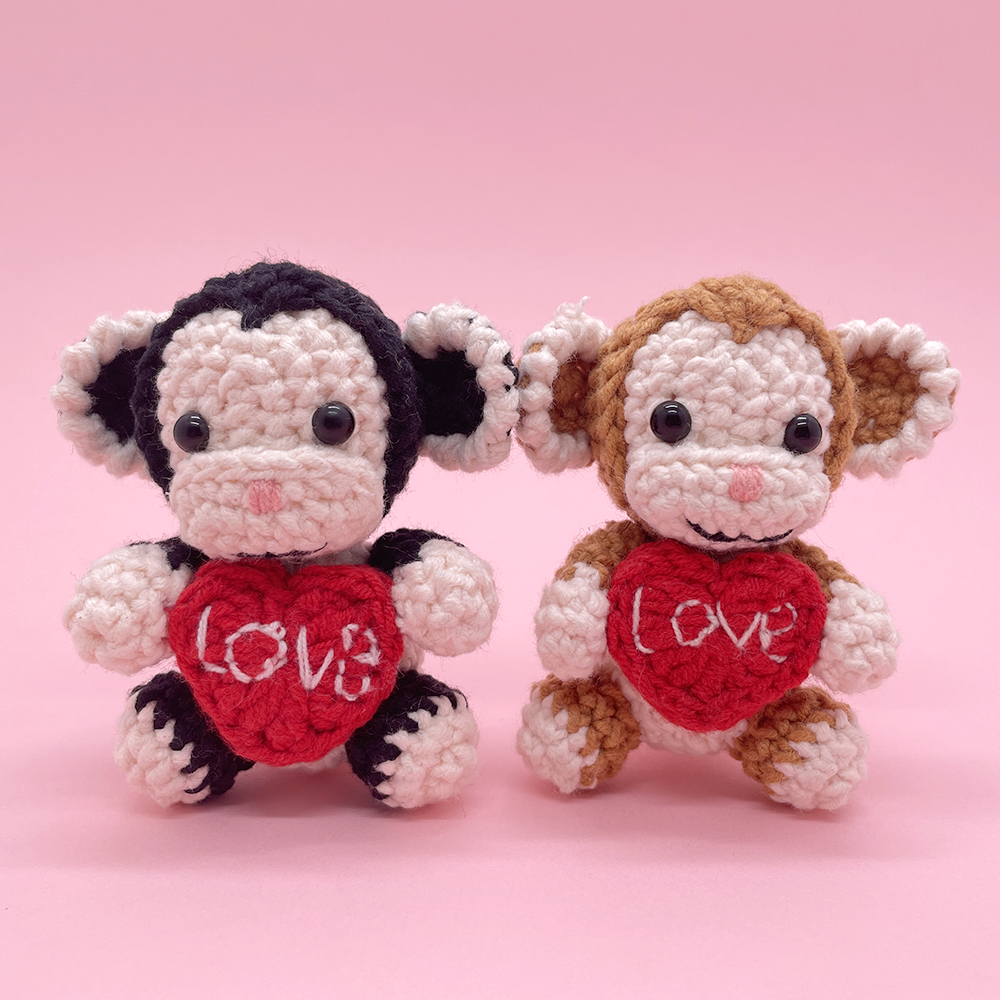 LOVE Monkey - Crochet Kit - LOLCrochet