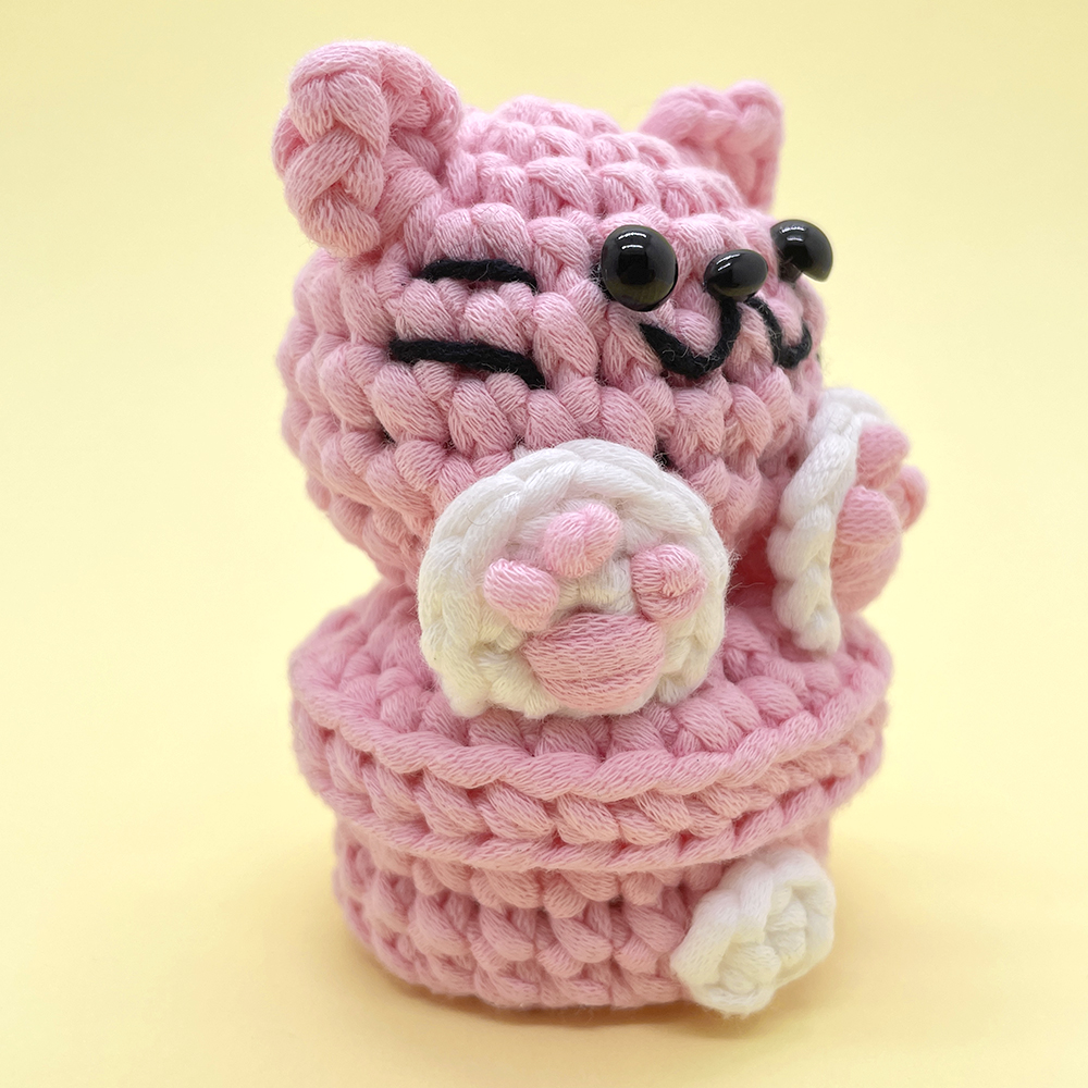 Cat Small Organizer - Crochet Kit - LOLCrochet