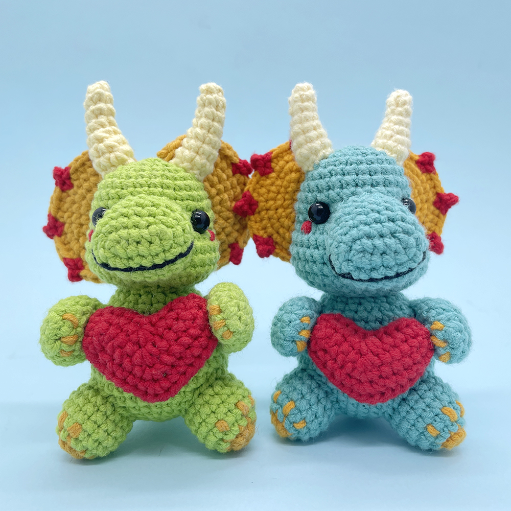 Love Triceratops - Crochet Kit - LOLCrochet