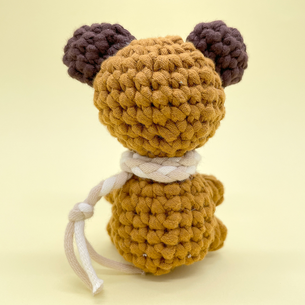 Dog with a scarf - Crochet Kit - LOLCrochet