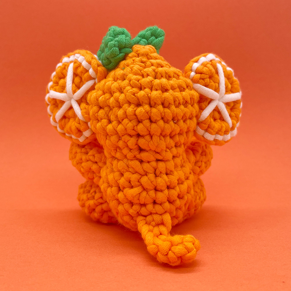 Lemon and Orange Elephant - Crochet Kit - LOLCrochet