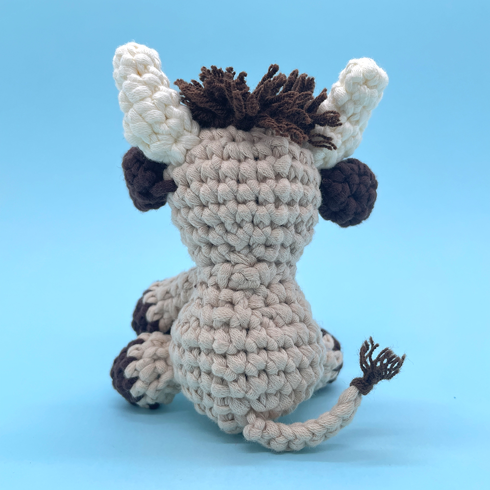 Dark Brown Highland Cow - Crochet Kit - LOLCrochet