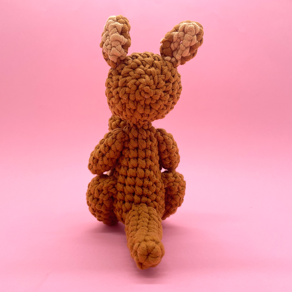 Kangaroo Mom and Baby - Crochet Kit - LOLCrochet
