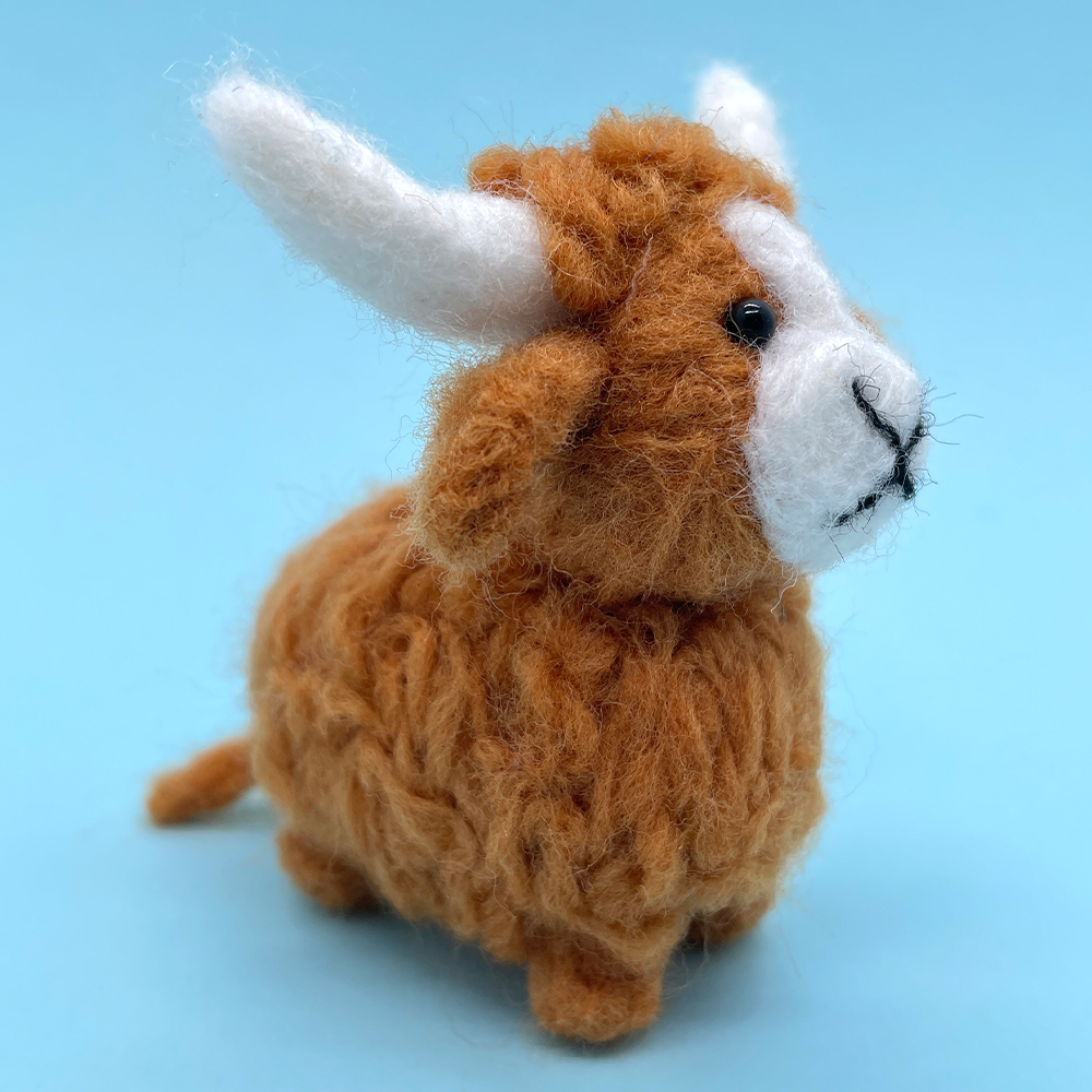 Hornie Felt Animals Needle Felting Kit - PokeaFluffy