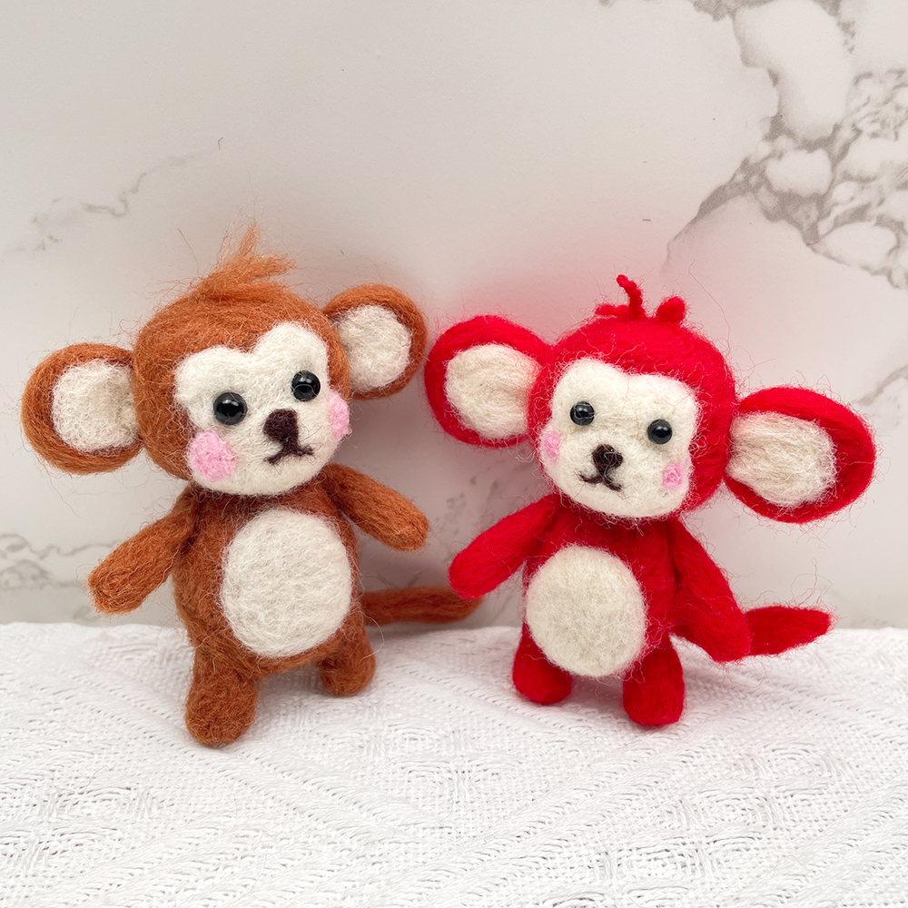 Moki Felt Animals Needle Felting Kit - PokeaFluffy