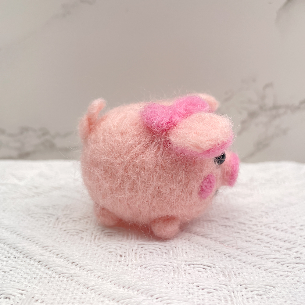 Puffball Felt Animals Needle Felting Kit - PokeaFluffy