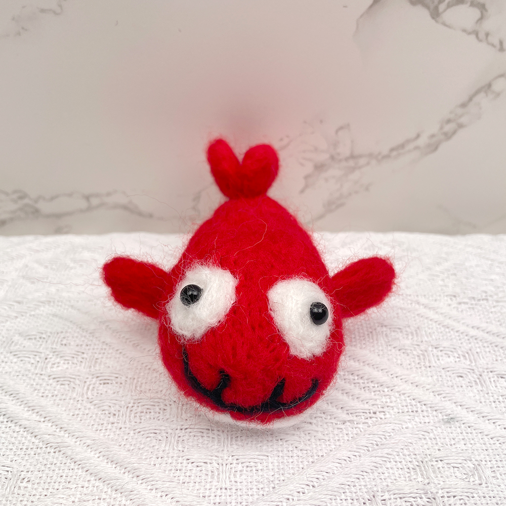 RubyFish Felt Animals Needle Felting Kit - PokeaFluffy