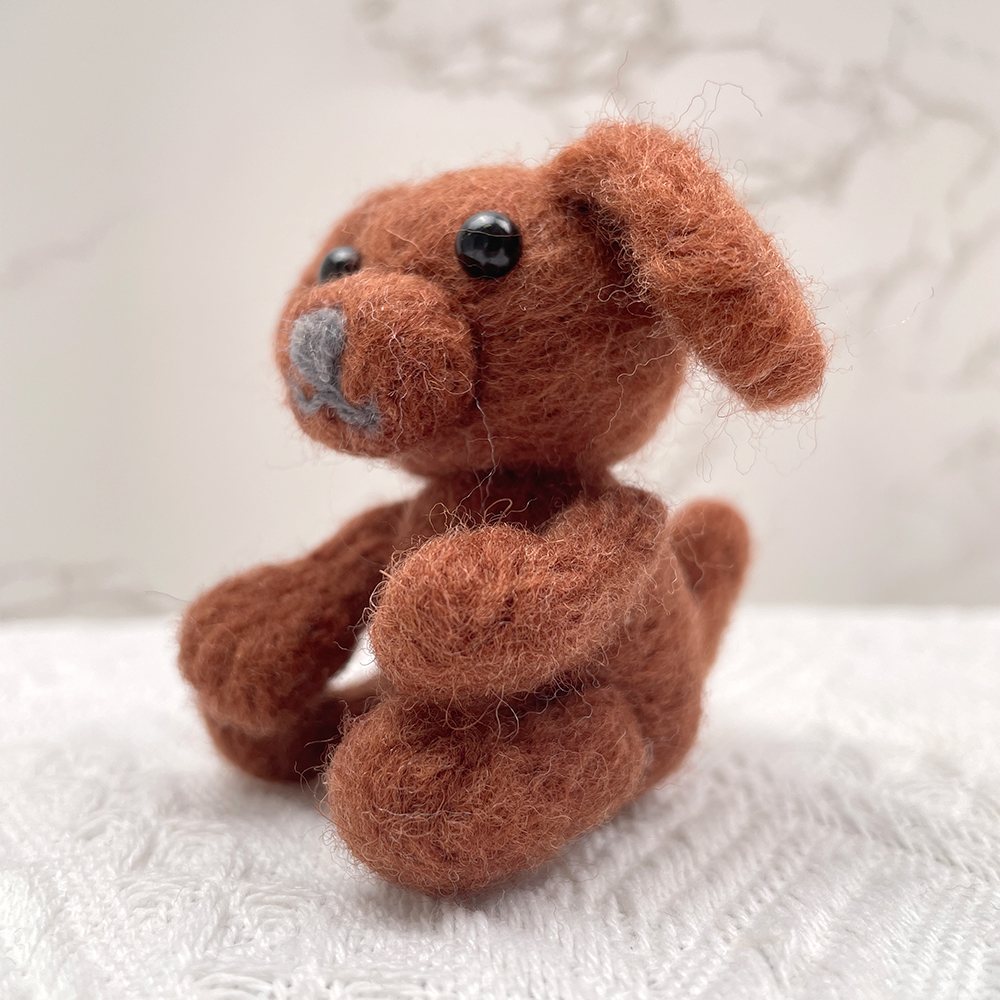 Doggy Felt Animals Needle Felting Kit - PokeaFluffy