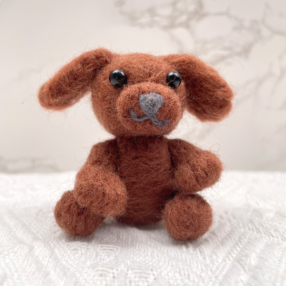 Doggy Felt Animals Needle Felting Kit - PokeaFluffy