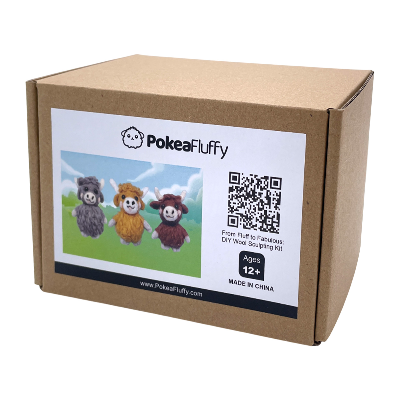 Moxie Felt Animals Needle Felting Kit - PokeaFluffy