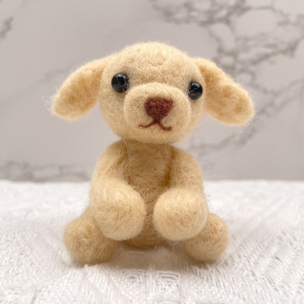 Doggy Felt Animals Needle Felting Kit - PokeaFluffy