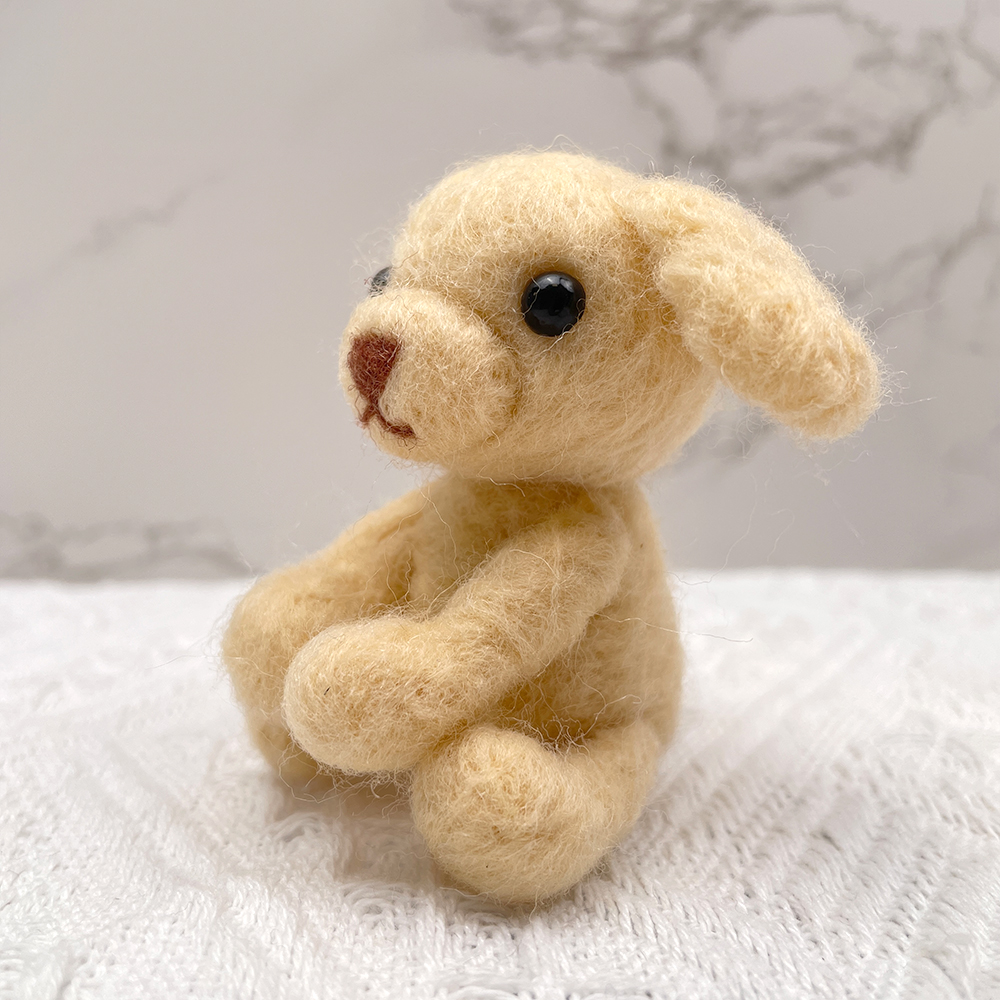 Doggy Felt Animals Needle Felting Kit - PokeaFluffy