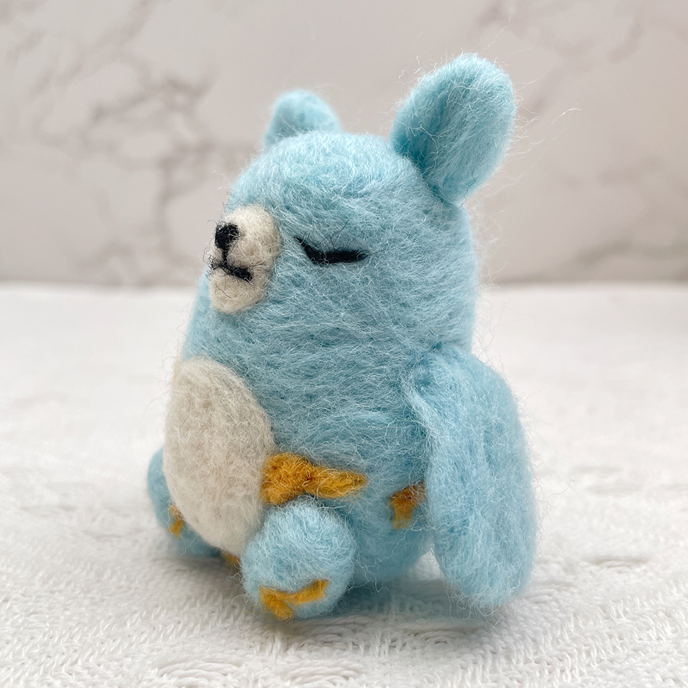 SleepyBear Felt Animals Needle Felting Kit - PokeaFluffy