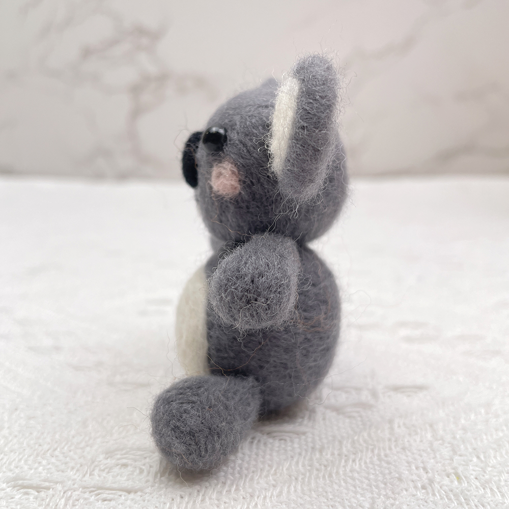 Koala Felt Animals Needle Felting Kit - PokeaFluffy