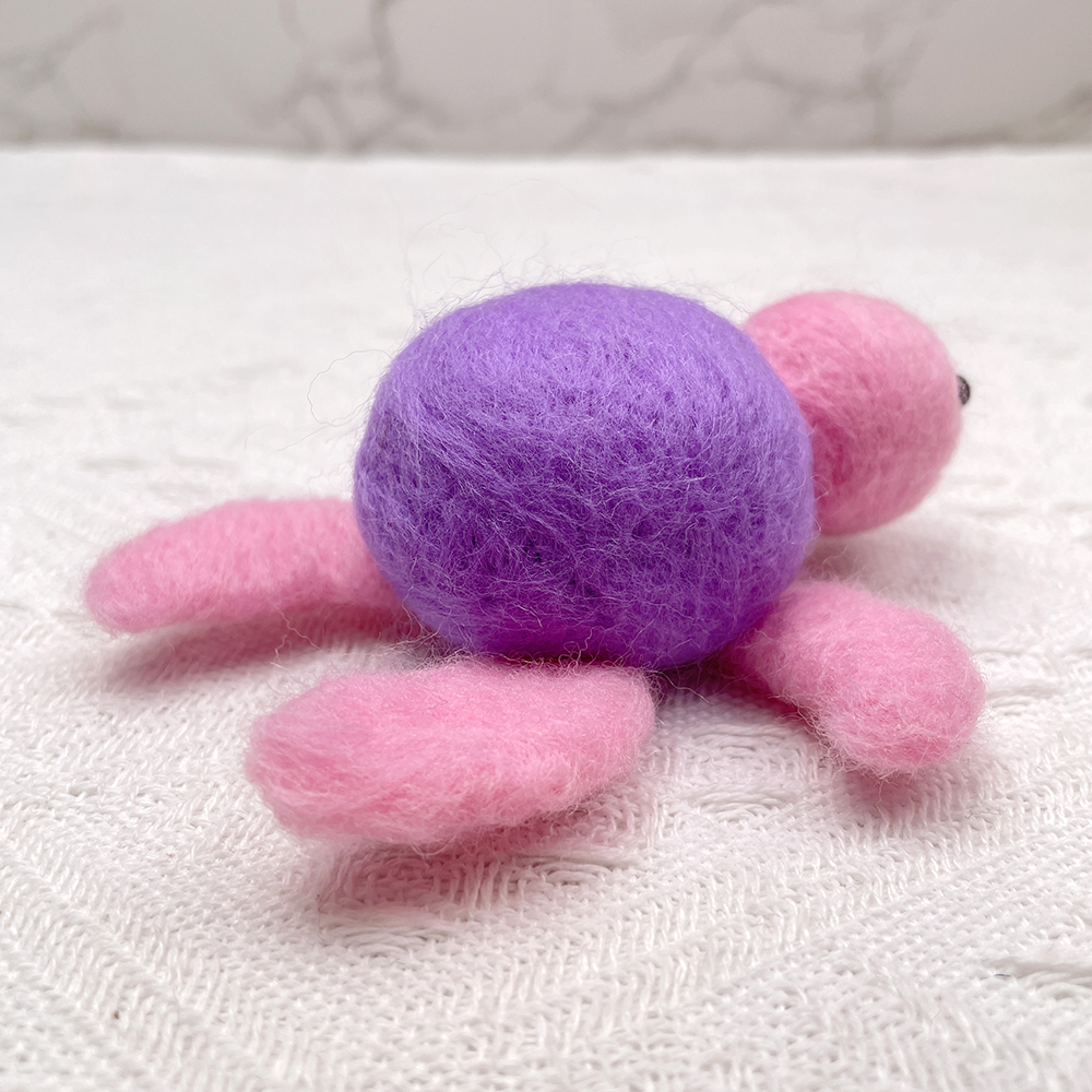 Turtley Felt Animals Needle Felting Kit - PokeaFluffy