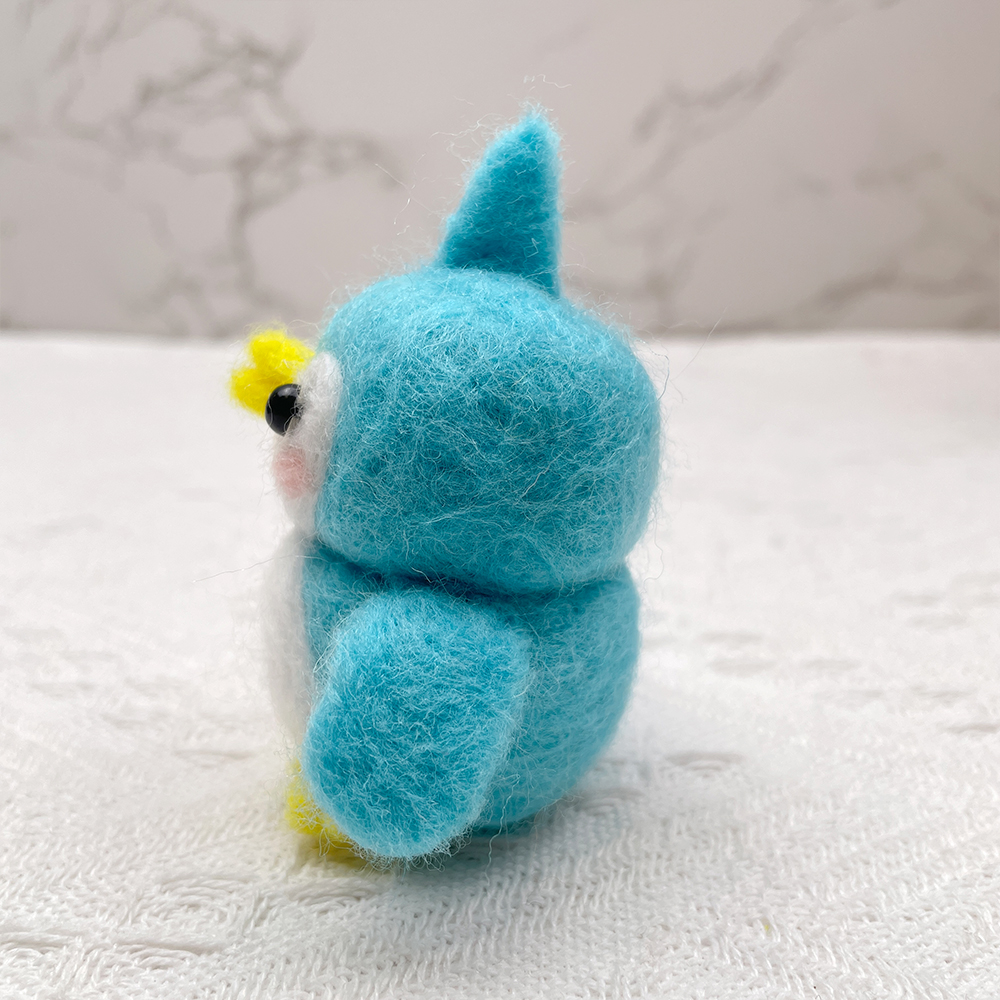 Penguin Felt Animals Needle Felting Kit - PokeaFluffy