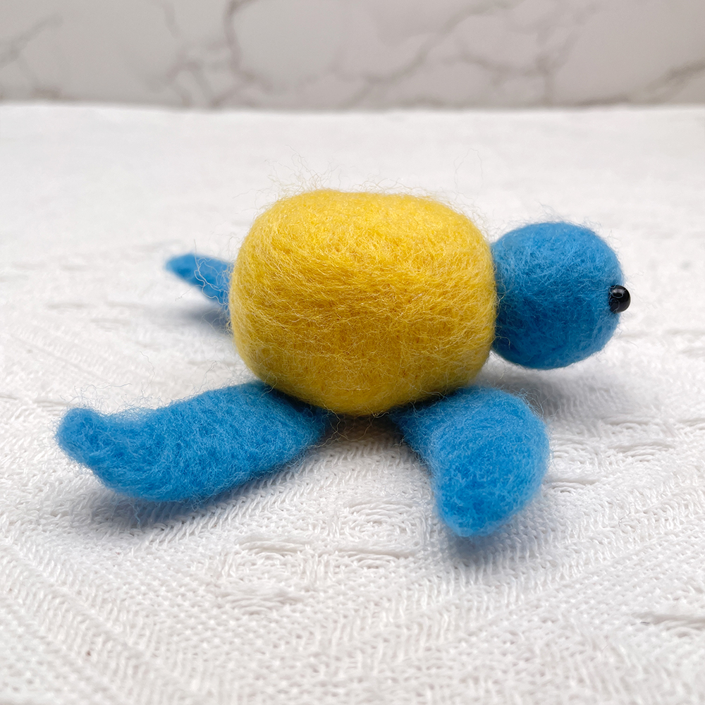 Turtley Felt Animals Needle Felting Kit - PokeaFluffy