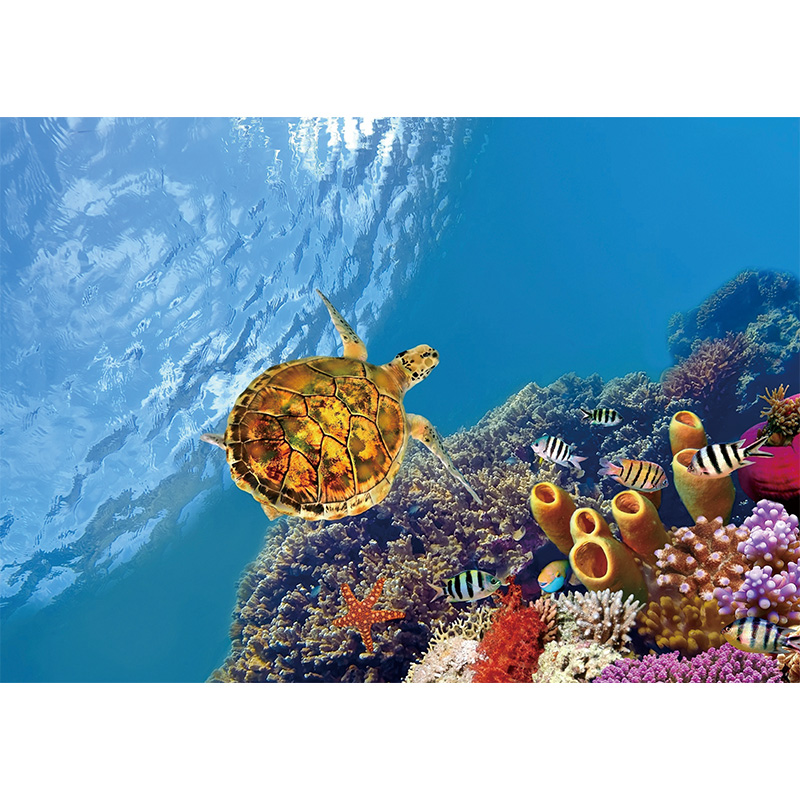 JEFFPUZZLE™ Sea Turtle Wooden Puzzle