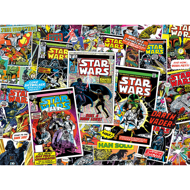 JEFFPUZZLE™ Star Wars Comic Books Wooden Puzzle