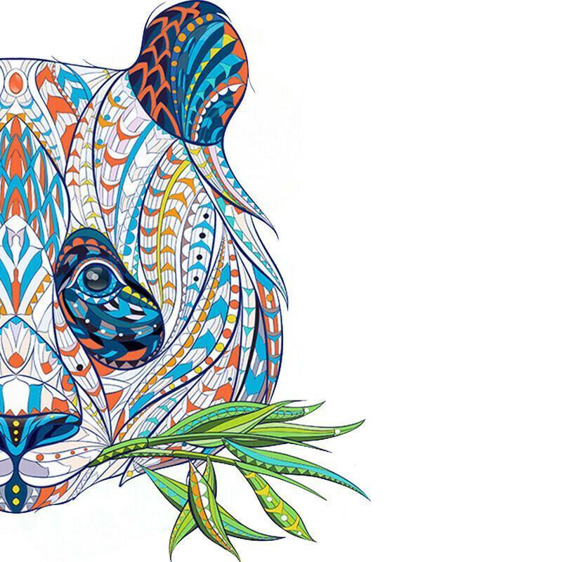 JEFFPUZZLE™ PANDA WOODEN PUZZLE