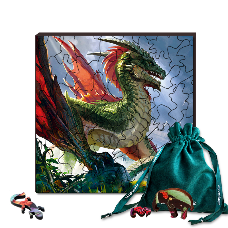 JEFFPUZZLE™ Polycrocodile Dragon Puzzle