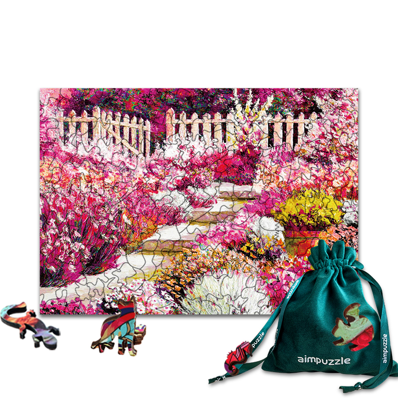 JEFFPUZZLE™ Rose Garden Puzzle