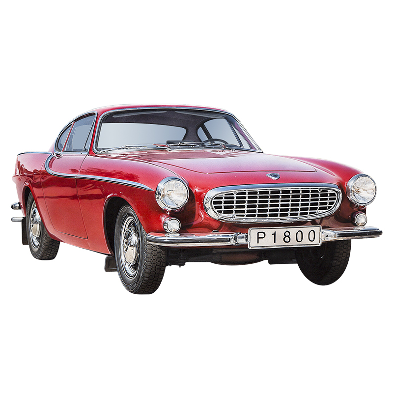JEFFPUZZLE™ Volvo P1800 Wooden Puzzle