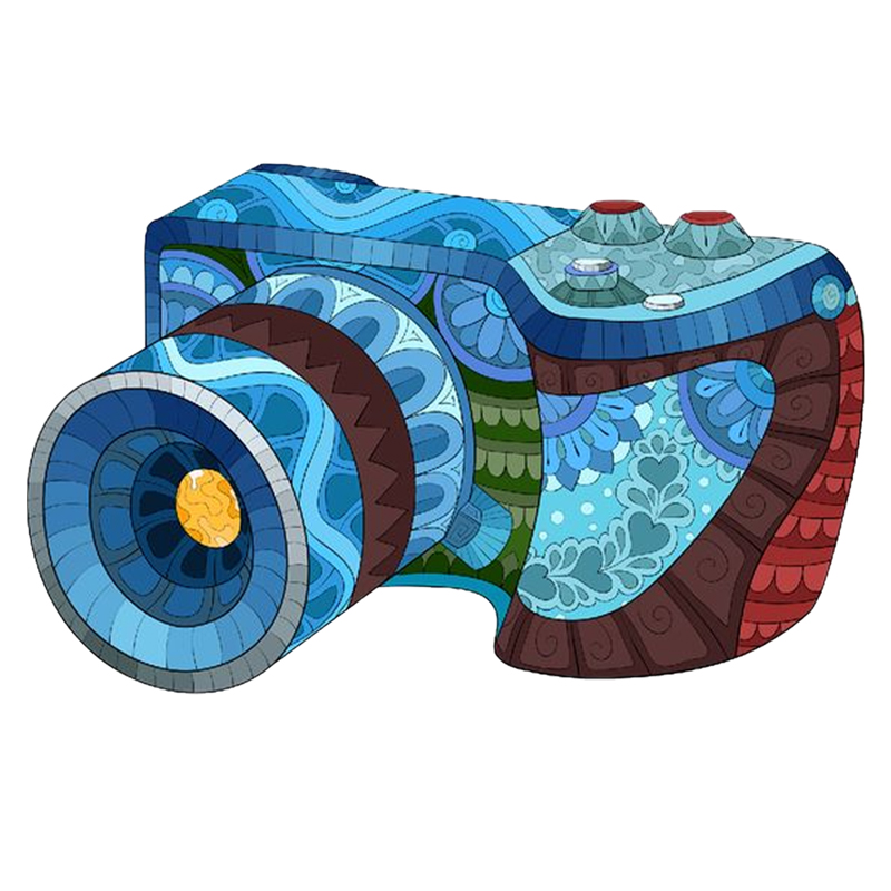 JEFFPUZZLE™ Magic Camera Wooden Puzzle