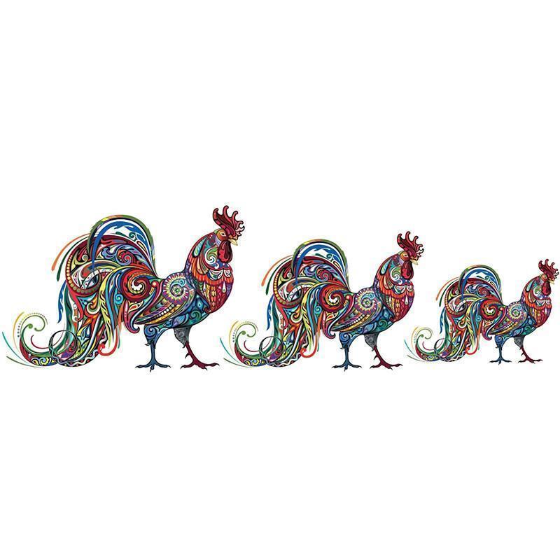 JEFFPUZZLE™ COCK B WOODEN PUZZLE