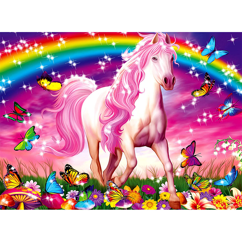 JEFFPUZZLE™ The Unicorn With No Horn Wooden Puzzle