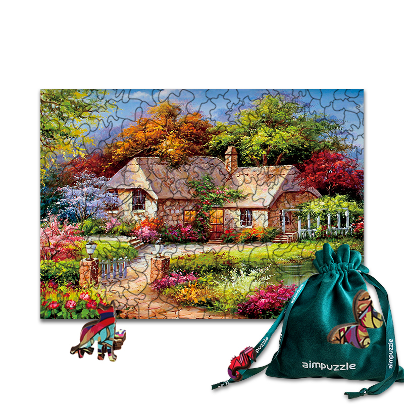 JEFFPUZZLE™ Idyllic Flower Room Puzzle