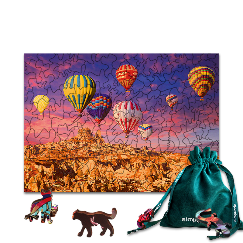 JEFFPUZZLE™ Hot air balloon Puzzle