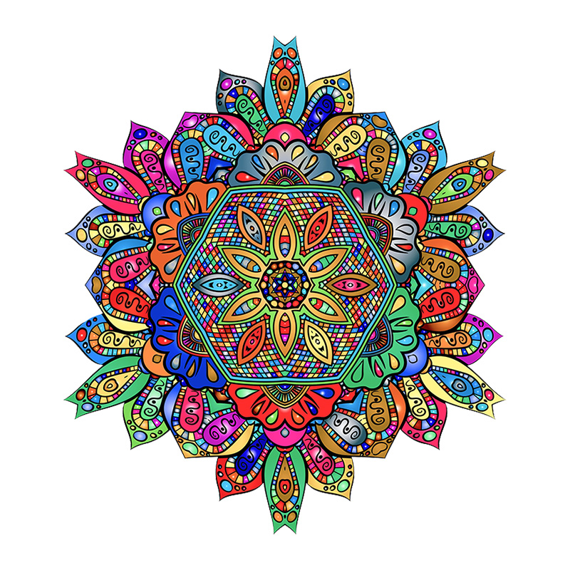 JEFFPUZZLE™ Medallion Wooden Puzzle