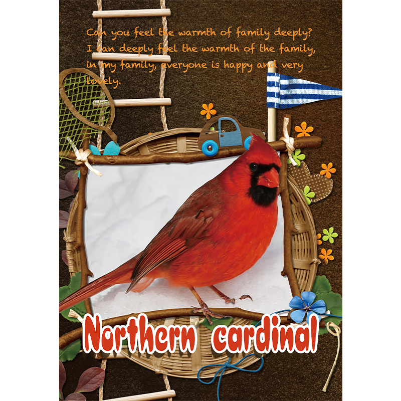 JEFFPUZZLE™ Northern Cardinal Wooden Puzzle
