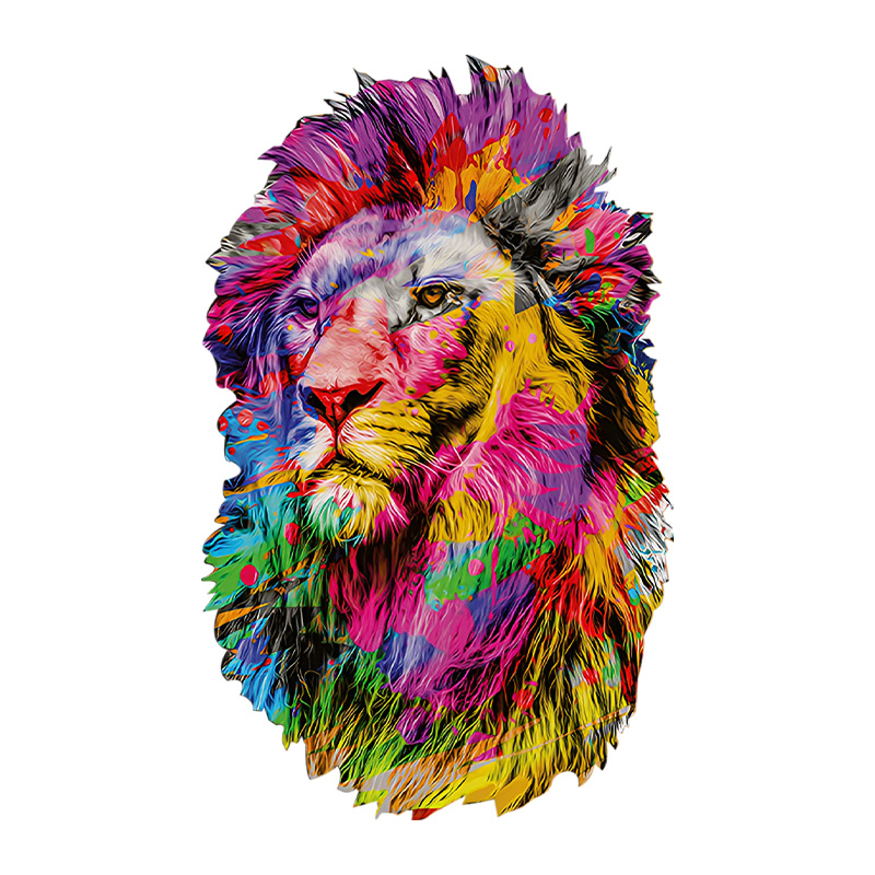 JEFFPUZZLE™ King of the Jungle Wooden Puzzle