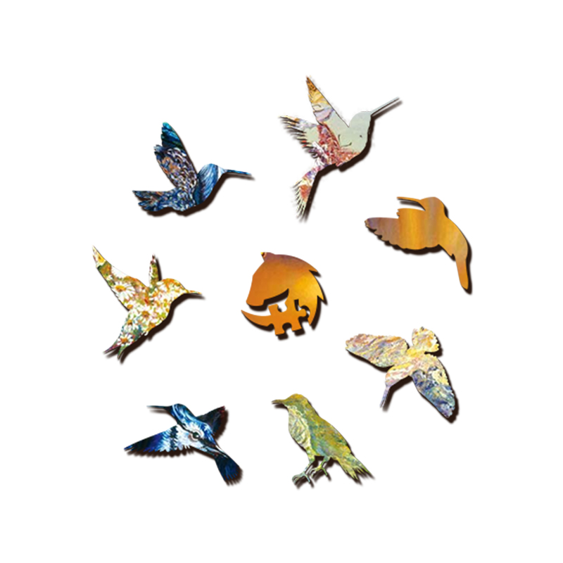 JEFFPUZZLE™ Guardian Fairiesd Wooden Puzzle