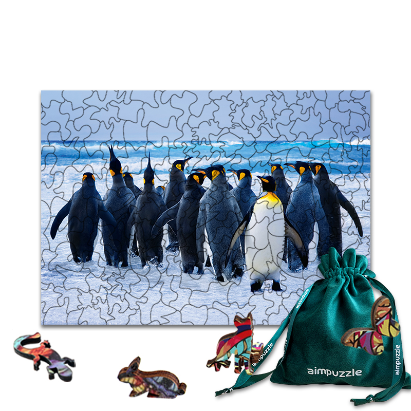 JEFFPUZZLE™ Penguin flock Puzzle
