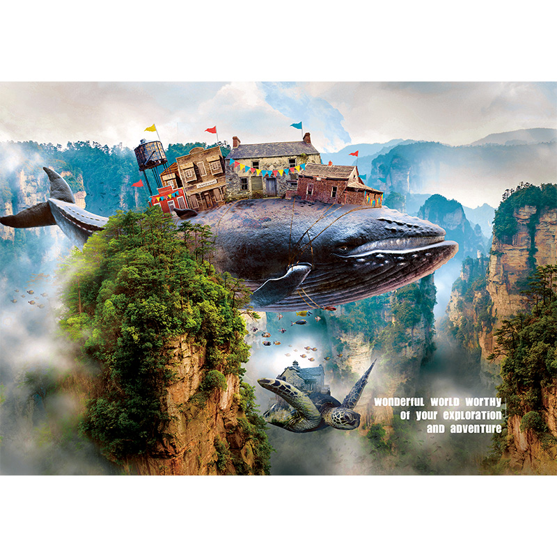 JEFFPUZZLE™ World Beyond Wooden Puzzle