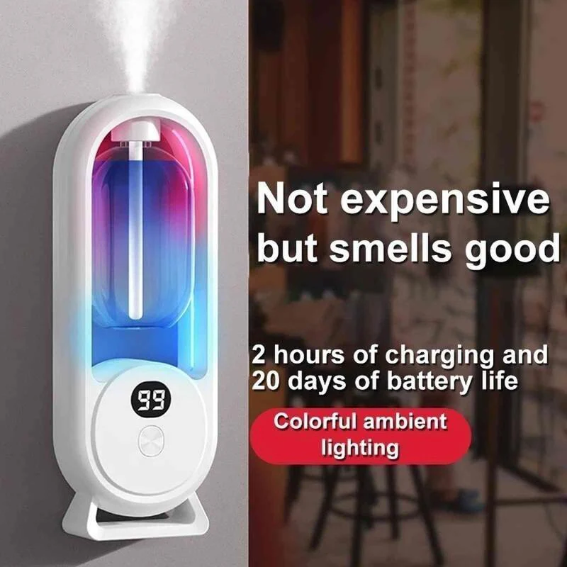 AromaGlow 360° Smart Fragrance Diffuser – Long-Lasting Freshness