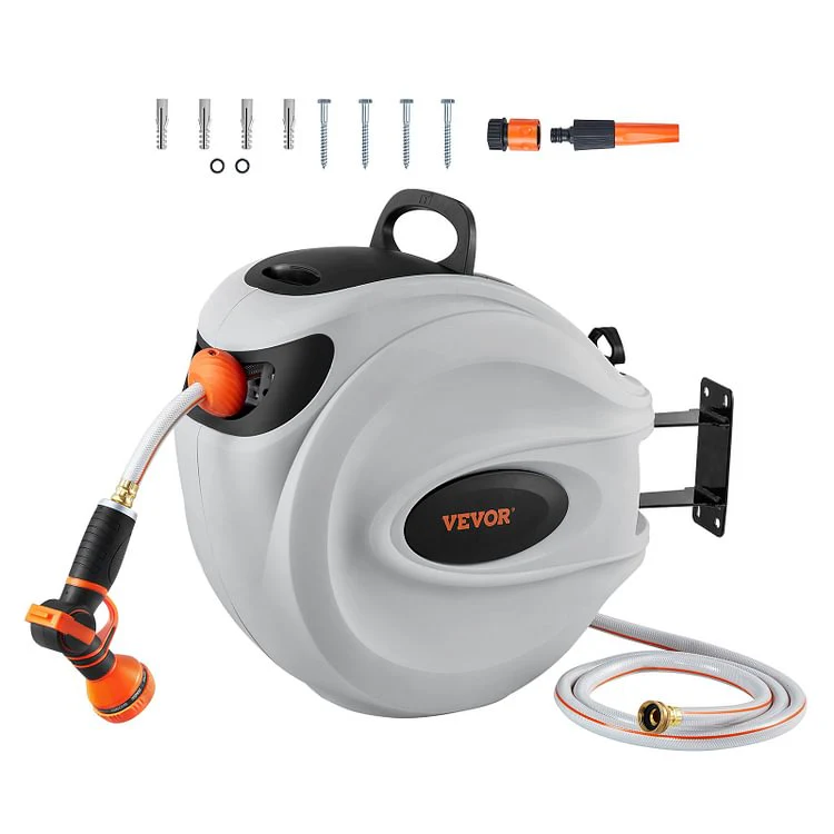 Wall Mounted Retractable Hose Reel