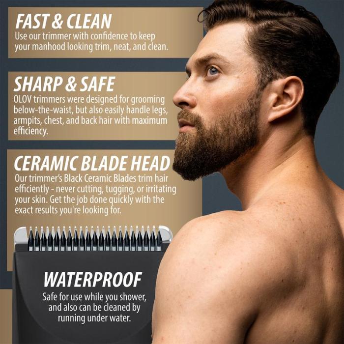 OLOV® Electric Body Hair Trimmer