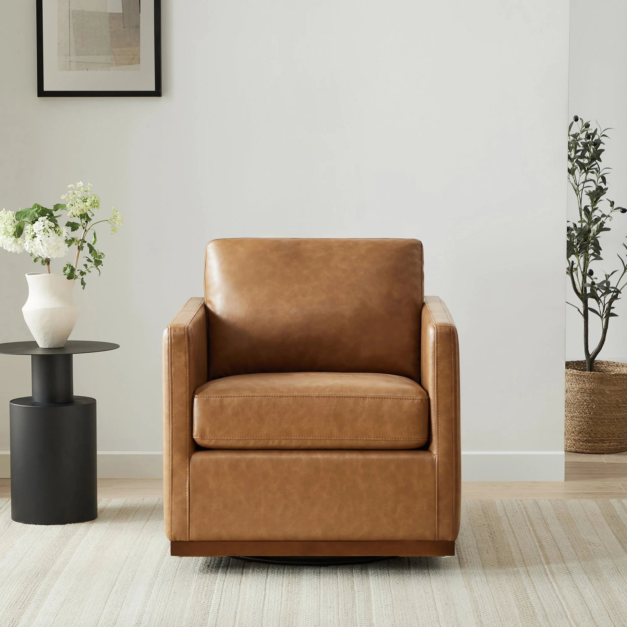 Henry Modern Swivel Accent Chair
