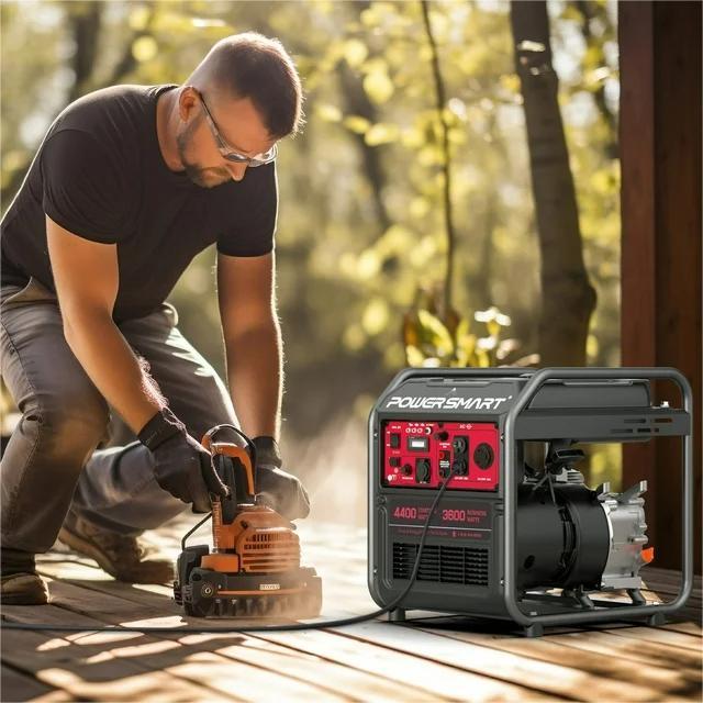 PowerSmart 4400-Watt RV Ready Open Frame Inverter Generator for Home Use,EPA Compliant MB5040A