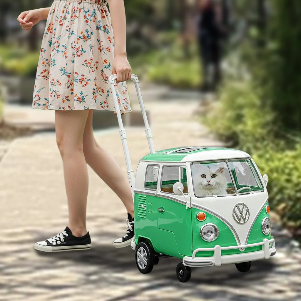 Retro Bus Style Pet Carrier